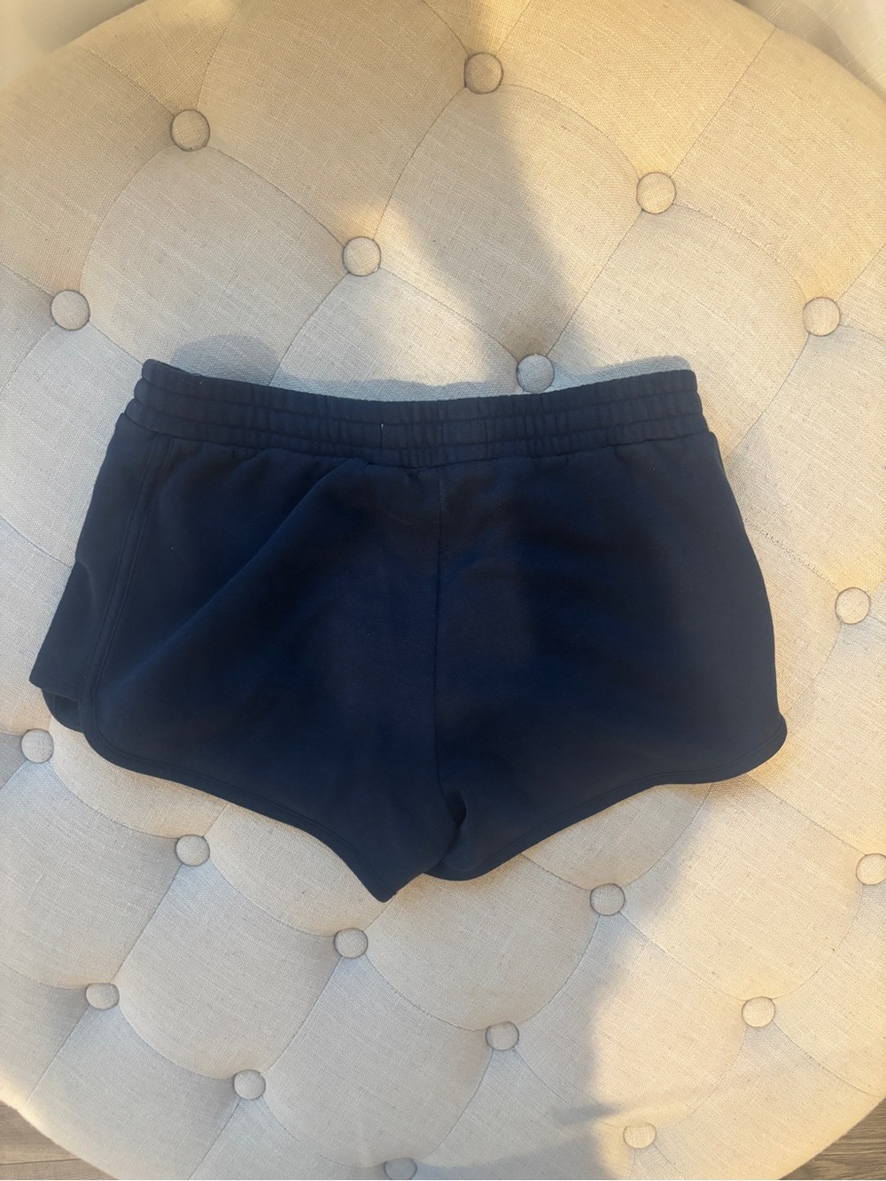 Abercrombie & Fitch Navy Athletic Logo Shorts - Picture 5 of 5